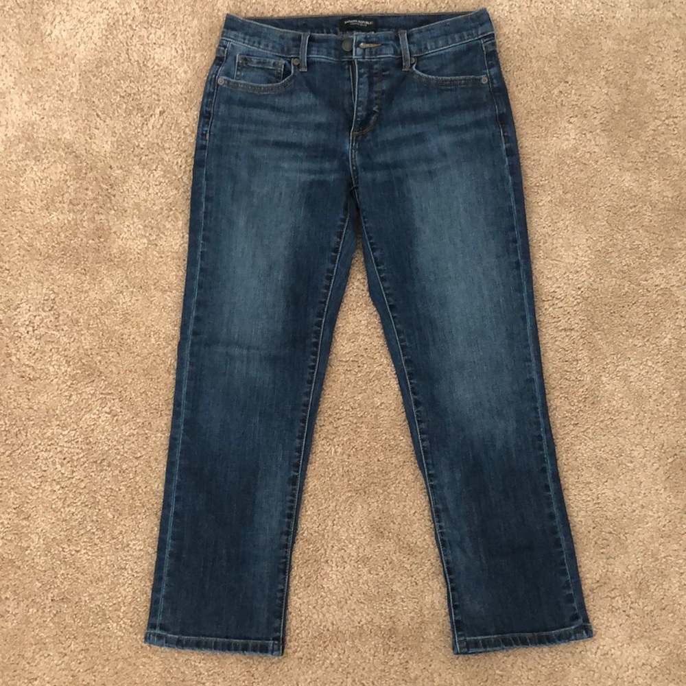 Banana Republic Cropped Girlfriend Jeans size 27